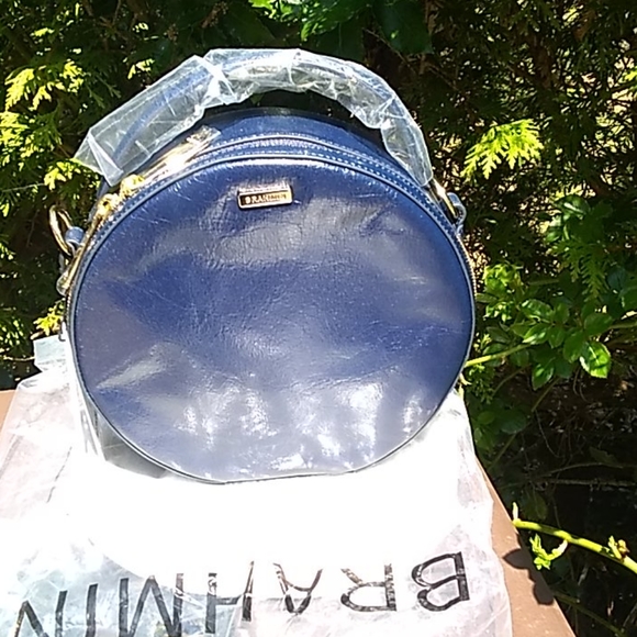 Brahmin Handbags - Brahmin Lane Topsail Crossbody-Navy